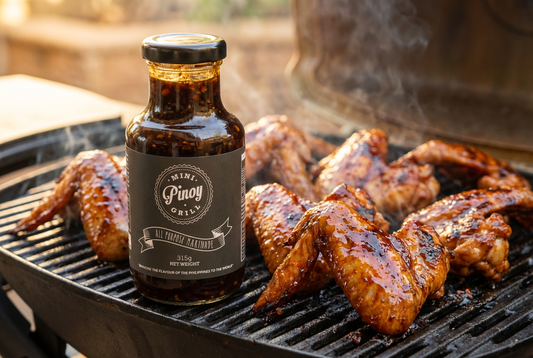 Filipino Style BBQ Chicken Wings Recipe by Mini Pinoy Grill